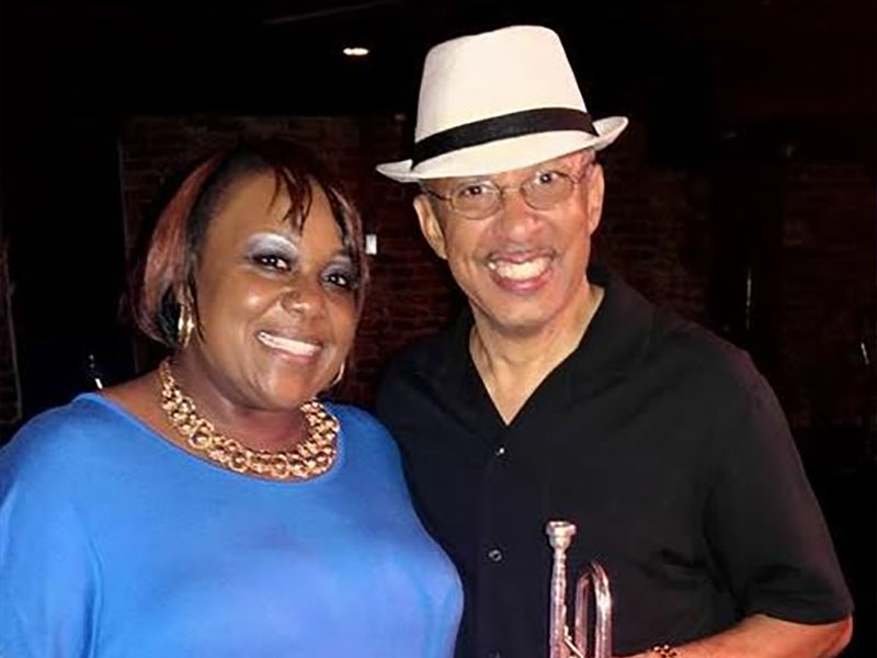 Karen with Tom Browne